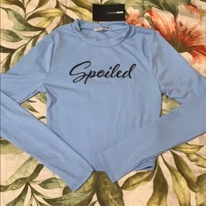 Fashion Nova Spoiled LS top